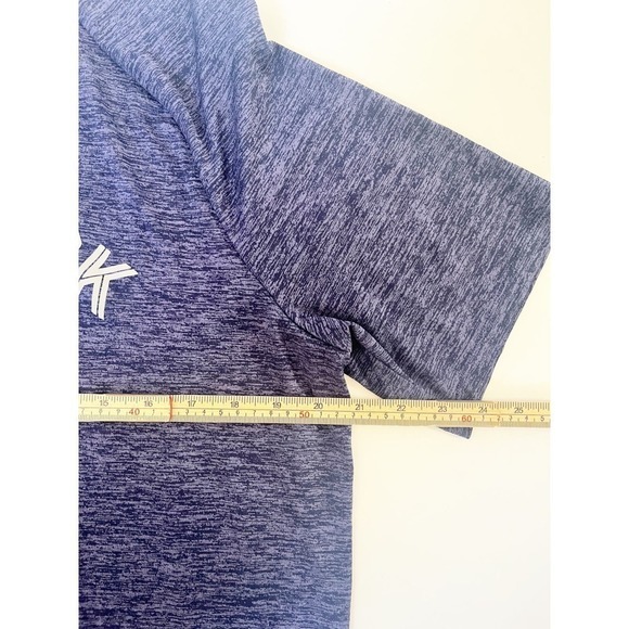 Under Armour Mens Heatgear Tee Shirt Navy Blue Sz LG Short Sleeve Brunswick - Picture 6 of 6